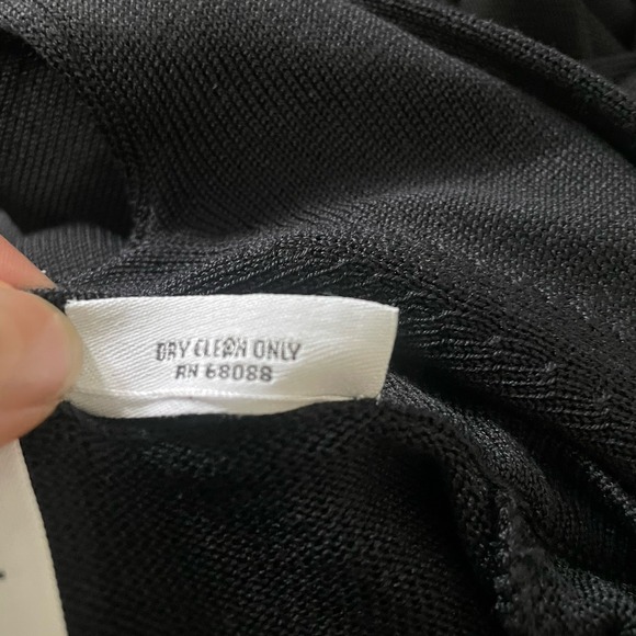 TSE Women's Black Silk Knit Crewneck Pullover Sweater Size L Old Money Classic - Picture 6 of 7